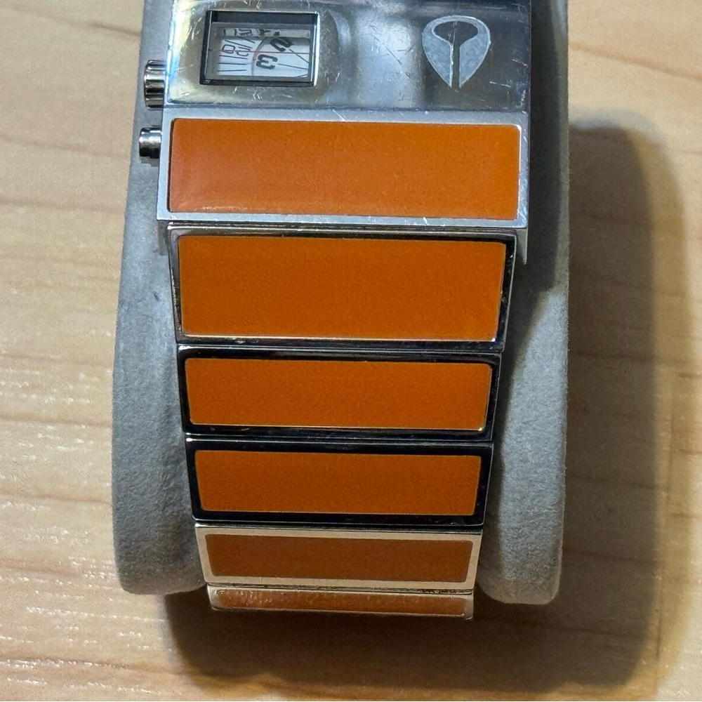 Nixon The Rotolog Direct Time Technology Orange Analog Men's Surf Watch RUNNING - Picture 7 of 10